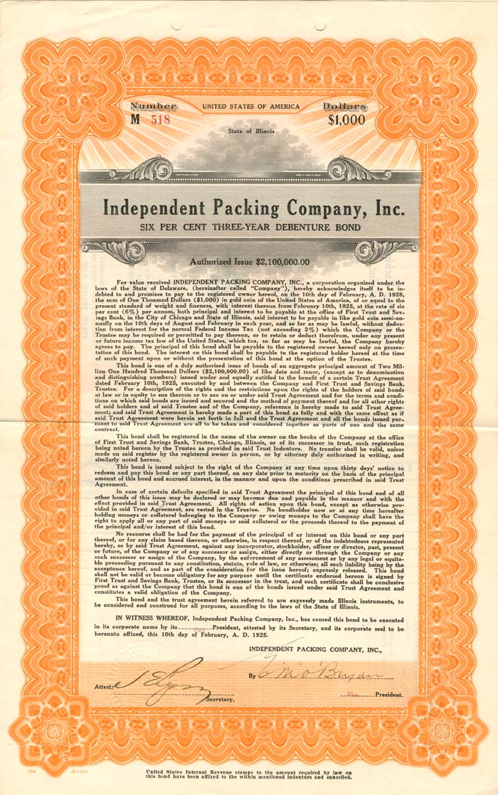 Independent Packing Co., Inc.